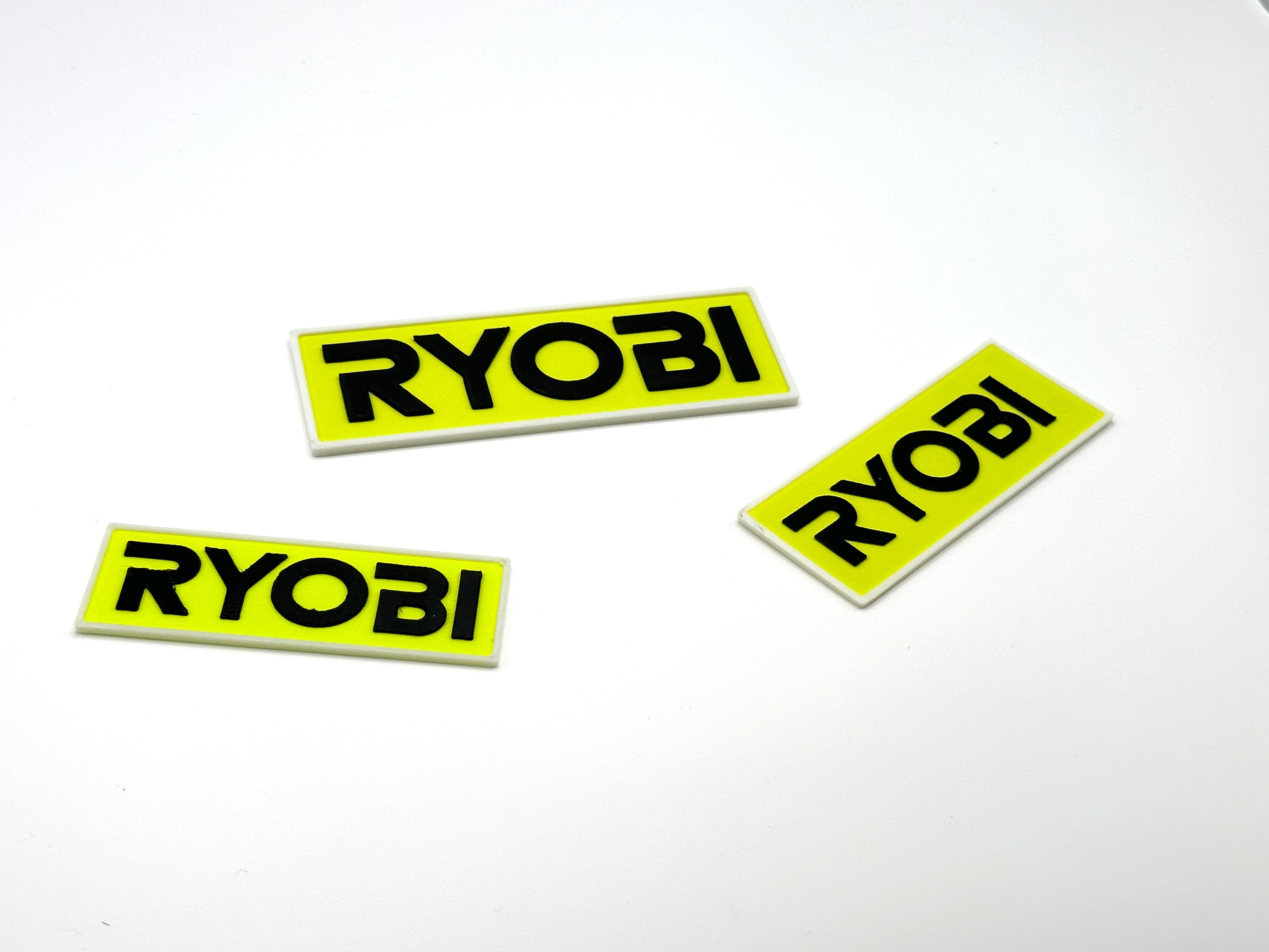 Ryobi Logo Badges - 10pc Bundle (various Sizes Available) - Etsy