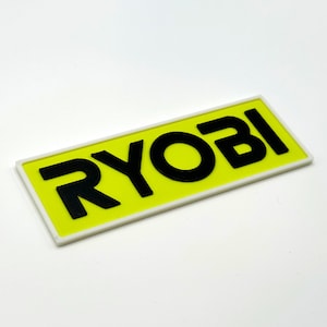 Ryobi Logo Badges - 10pc bundle (various sizes available)