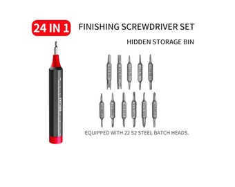 All Aluminum Screwdriver Set for Home Mobile Phone Laptop Disassembly 24 in 1