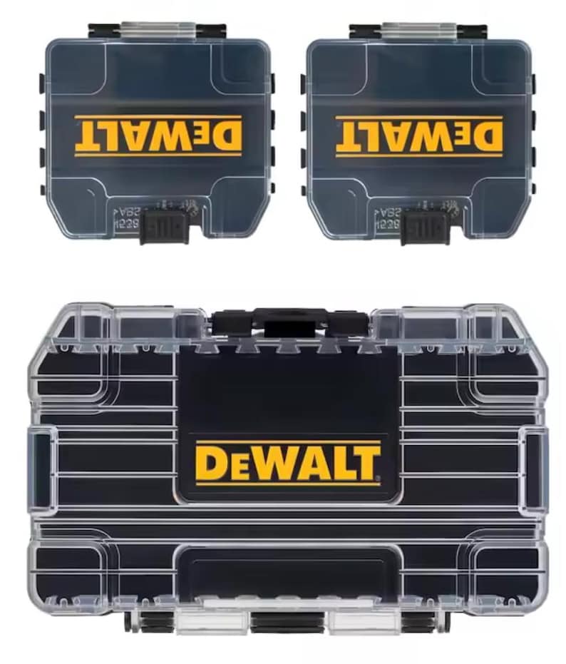 DeWalt Mini Box förvaringsväska | För försänkare, fräsar, borrar etc. | 1 st 1 Med 2 Small Black