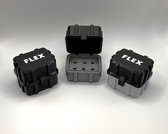 Flex Mini Rugged Box Storage Case | For countersink, router bits, drill bits etc |