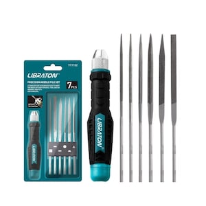 Needle File Set with 6pc Interchangeable Small Files