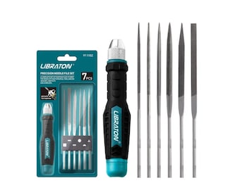 Needle File Set with 6pc Interchangeable Small Files