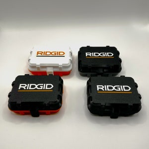 Ridgid Rugged box Storage Case for countersink bits (3D Printed)