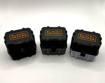 Black and Decker Mini Rugged Box Storage Case | For countersink, router bits, drill bits etc |