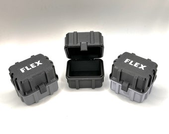 Generic Flex Mini Rugged Box Storage Case | Empty box for accessories, woodworking tools |