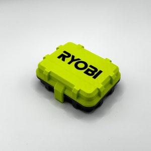 Ryobi Rugged box Storage Case for countersink bits (3D Printed)