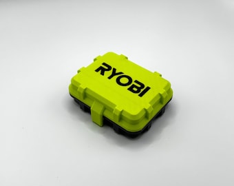 Ryobi Rugged box Storage Case for countersink bits (3D Printed)