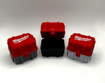 Generic Milwaukee Mini Rugged Box Storage Case | Empty box for accessories, woodworking tools |