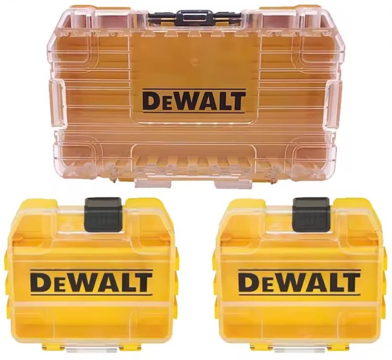 DeWalt Mini Box förvaringsväska | För försänkare, fräsar, borrar etc. | 1 st 1 Med 2 Small Yellow
