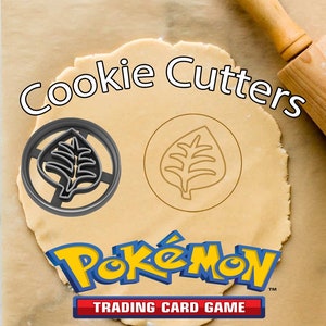 Cortadores de galletas de energía del juego de cartas coleccionables de Pokémon
