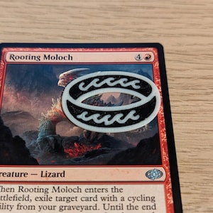 Niestandardowe, drukowane w 3D przypomnienie o Magic the Gathering: Najlepszy towarzysz dla nosiciela pierścienia dla fanów Władcy Pierścieni! (MTG)
