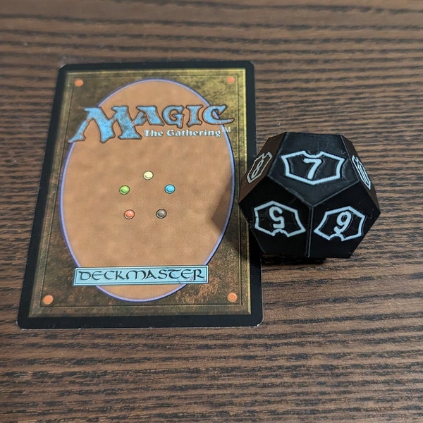 1x Custom Oversized Magic: The Gathering MTG Planeswalker Loyalty Spindown Dice - Perfect for Tracking Your Game Progress! (MTG)