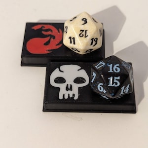 Support D20 personnalisable - Personnalisez vos couleurs ! (Magie : The Gathering, Lorcana, etc.)