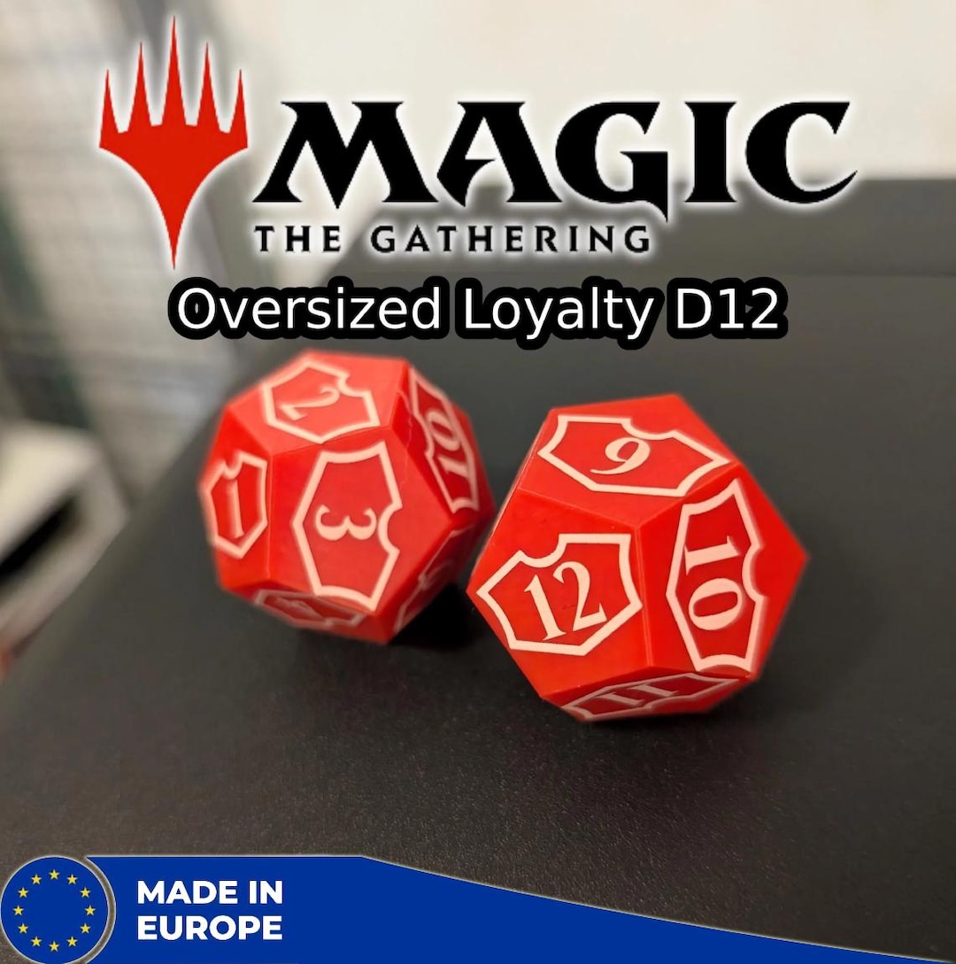 Custom Oversized MTG Planeswalker Loyalty D12 Spindown Dice - Etsy