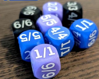 1x Custom Magic the Gathering D6 Die - Choose Your Numbers! (MTG)