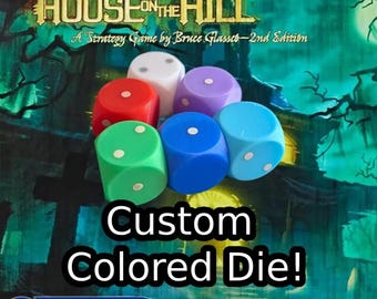 1x Betrayal at House on the Hill Würfel: Individuell gefärbtes Brettspiel-Upgrade