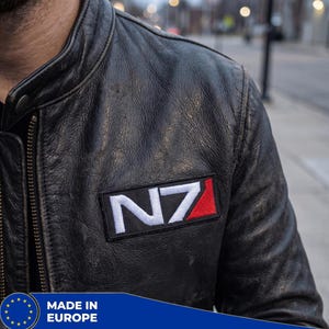 マスエフェクト N7 刺繍パッチ - シェパード司令官コスプレ