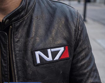 Mass Effect N7 Embroidered Patch - Commander Shepard Cosplay