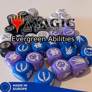 Evergreen Magic the Gathering Dice Counter: Customizable MTG Ability Tracker