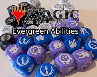 Evergreen Magic the Gathering Dice Counter: Customizable MTG Ability Tracker