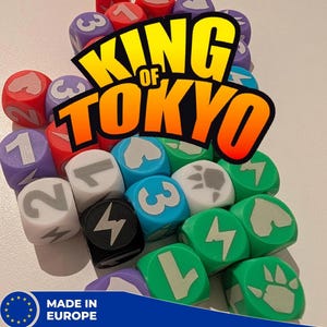 1x Troquel personalizado Rey de Tokio - ¡Caos de monstruos personalizado! (20 mm)