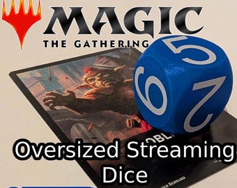 MTG Pro Tour Oversized Dice: 25mm Numbered PLA+ Gaming Dice