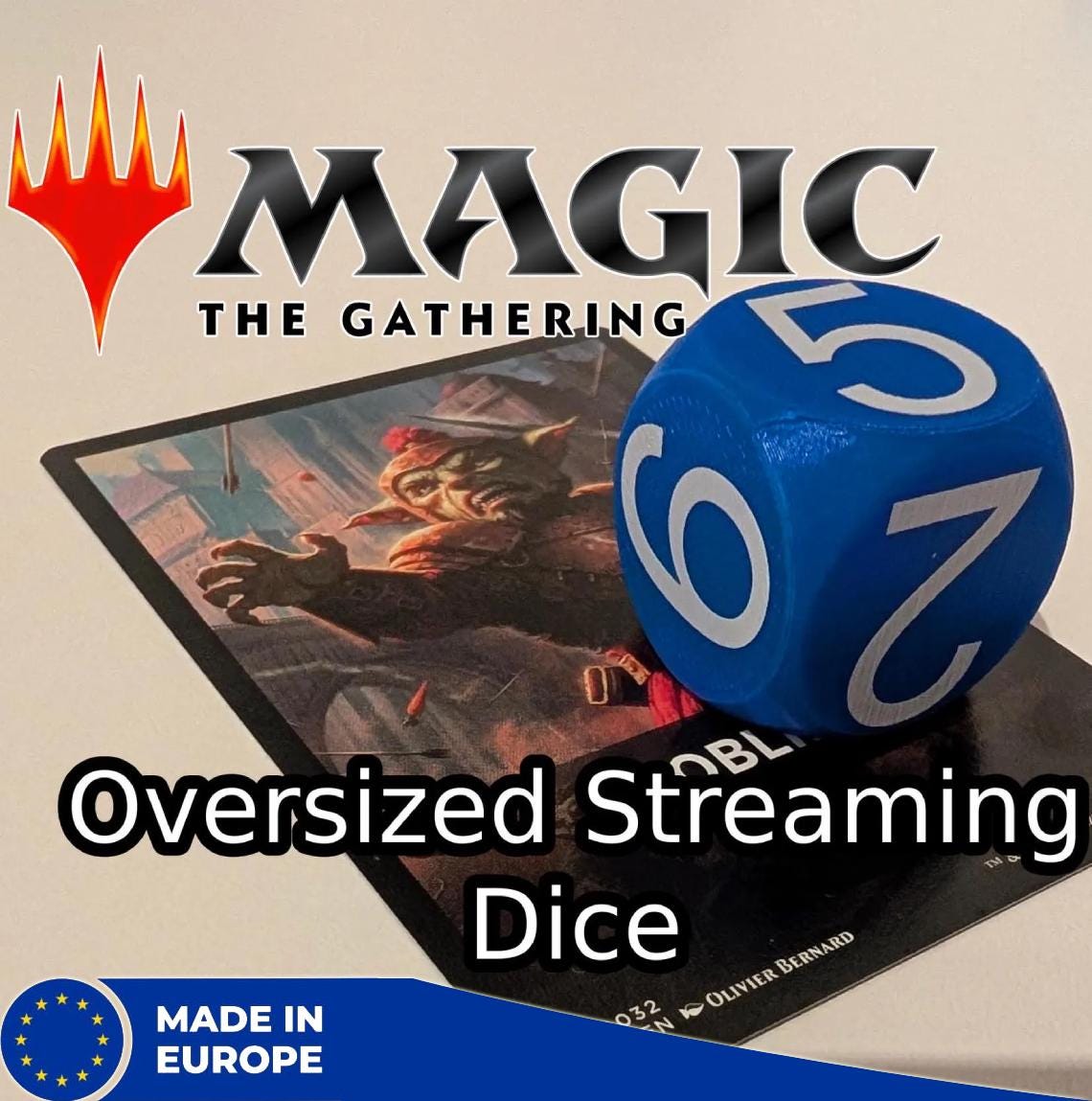 MTG Pro Tour Oversized Dice: 25mm Numbered PLA+ Gaming Dice - Etsy