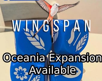 1x Plastic Replacement Die for Wingspan Board Game (Oceania Expansion Dice available)