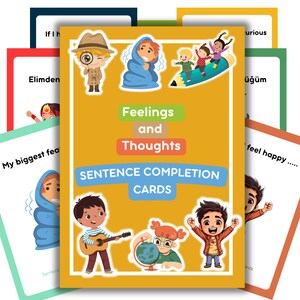 Sentence Completion Cards, Conversation Prompts, Problem-Solving Exercises, Playful Therapy Tools, Counseling Games
