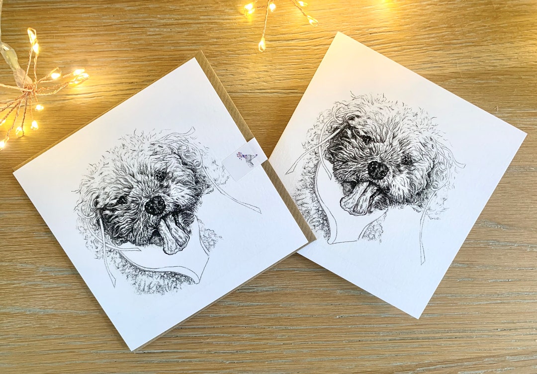 Cavapoo Greetings Card- ‘ Ruby’ - Etsy