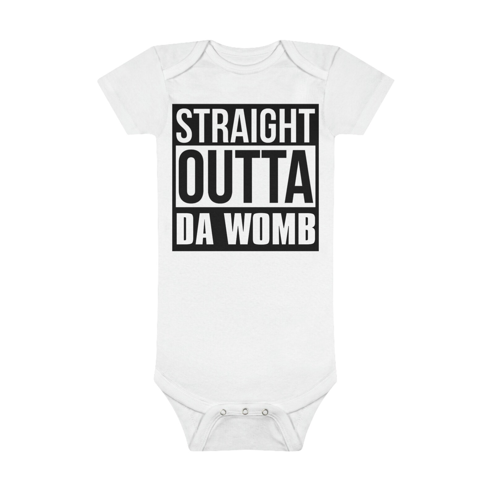 Straight Outta Da Womb Onesie® Funny Baby Onesie® Unisex Etsy