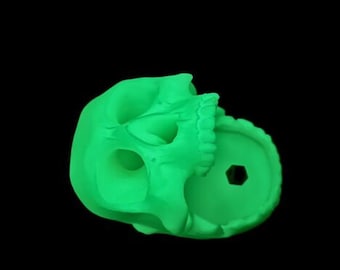 D n D Dungeons & Dragons Skull Dice Tower Glow in the Dark