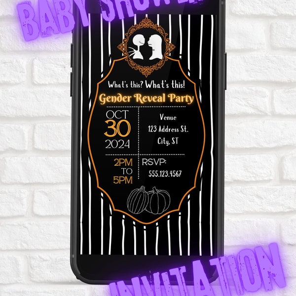 Nightmare Before Christamass Baby Shower Etsy