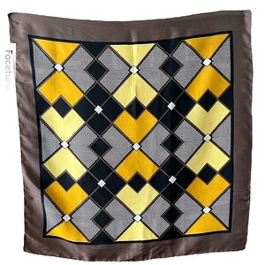 1960’s Vintage Swinging Sixties Silk scarf