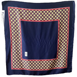 Vintage Yves Saint Laurent Silk Scarf