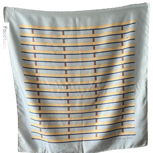 Authentic vintage 1980’s Dior Silk Scarf