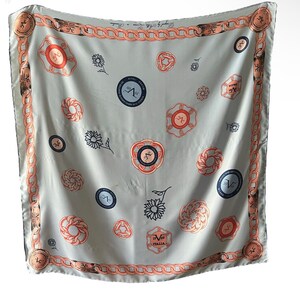 Versace Vintage 1969 Silk Scarf