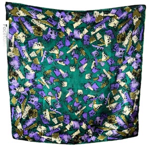 1950’s Vintage Italian Thick Silk Scarf