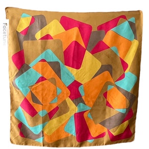 Original Pierre Balmain Vintage 1950’s Silk Scarf