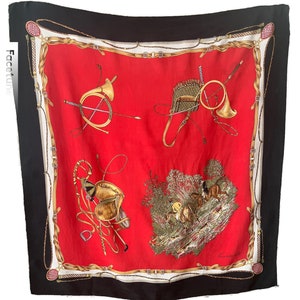 1990’s Vintage Gabrielli Silk Scarf