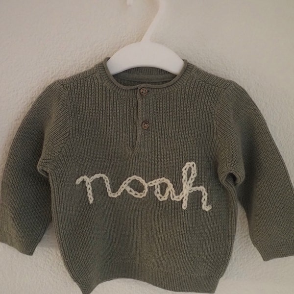 Personalisierter Baby-Pullover