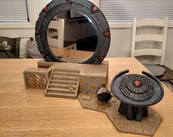 Complete Assembled StarGate Model (Alternate base) - Kristian's StarGate Project