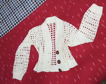 Handmade knit cardigan