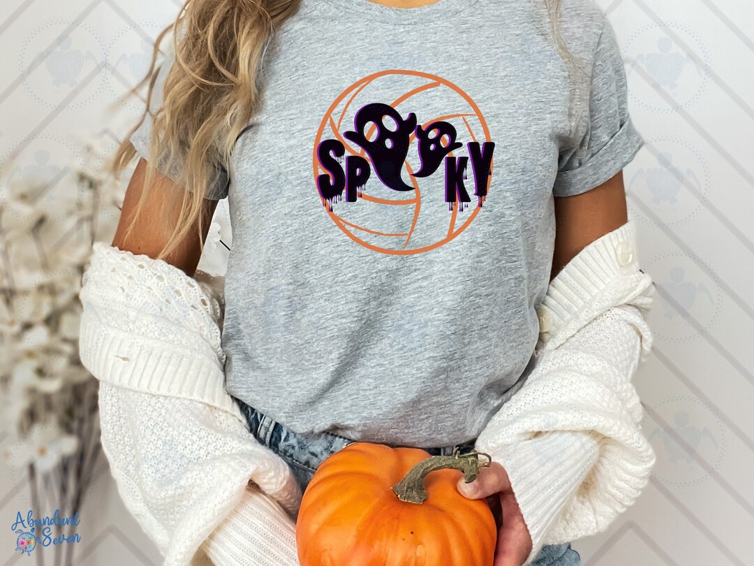 Halloween Volleyball Shirt, Volleyball Mom Shirt, Volleyball Player T