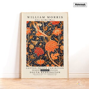 William Morris Print, Floral Wall Decor, Vintage Botanical Print, Art Noveau Poster, Home Decor, Flower Market, William Morris