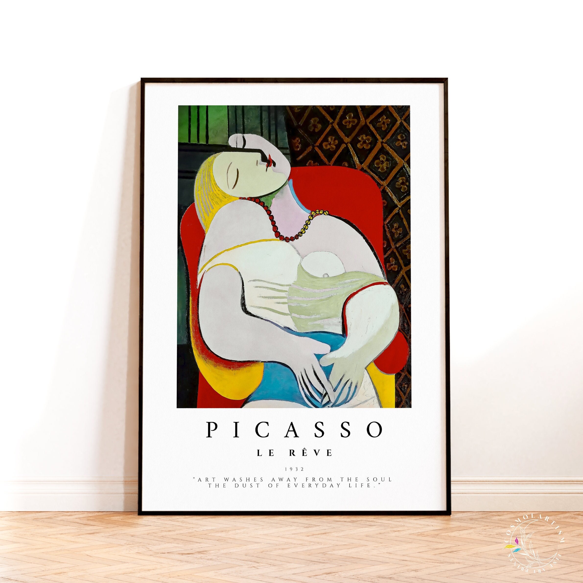 Pablo Picasso A Dream 1932 (Le Reve) Artwork T Shirt Pablo Picasso A Dream 1932 (Le Reve) Artwork T Shirt