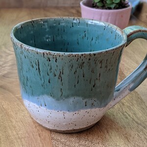 Handmade Mug - Coffee Cup - Pottery - Stoneware - Housewarming - Tea Cup - Coastal Glazes