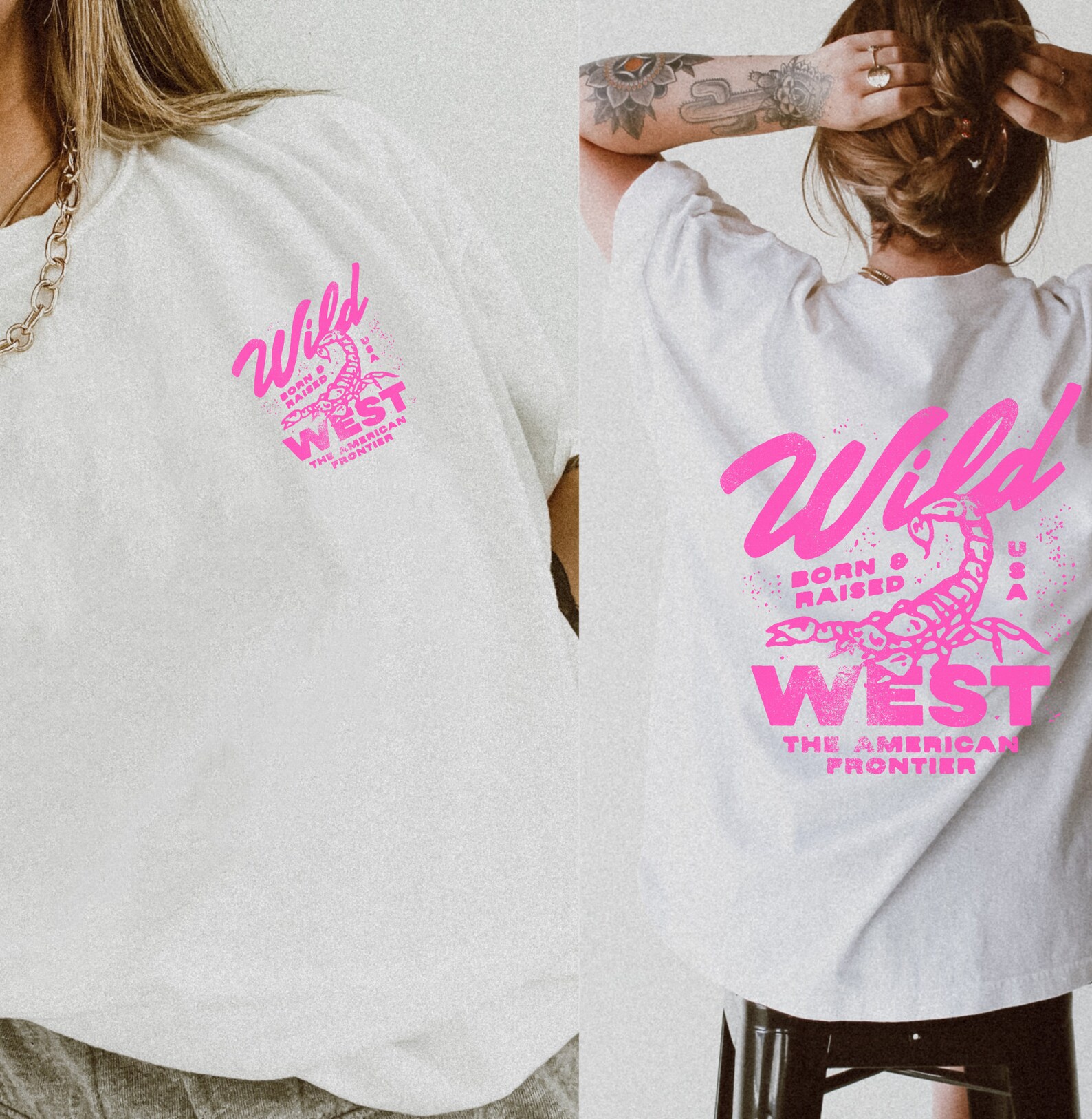 Wild West Cropped Graphic Tee main image 1