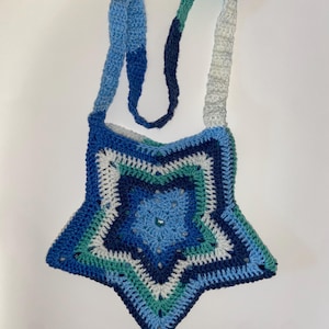 Gay mlm pride star crochet bag